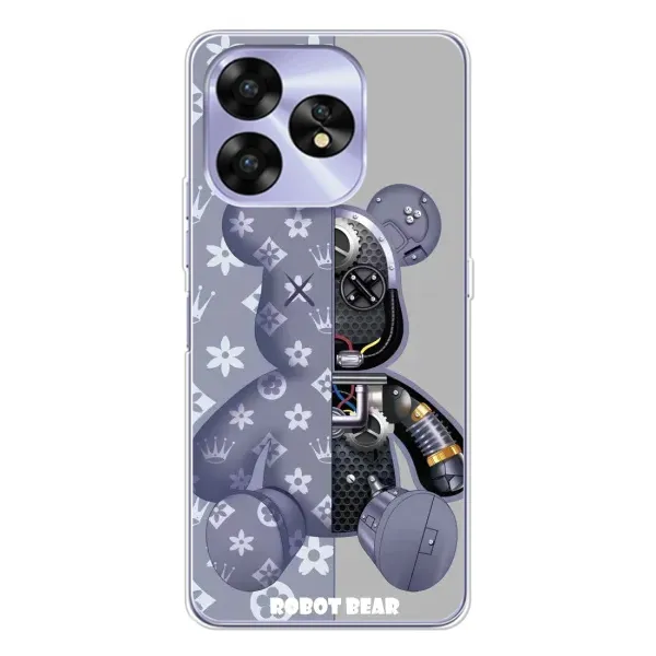 Чехол с рисунком «Медведь Louis Vuitton» для UMIDIGI A15