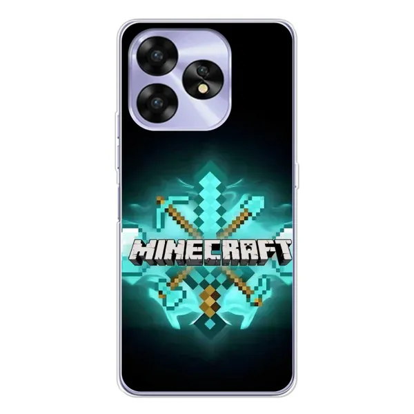 Чехол с рисунком «MineCraft 2» для UMIDIGI A15