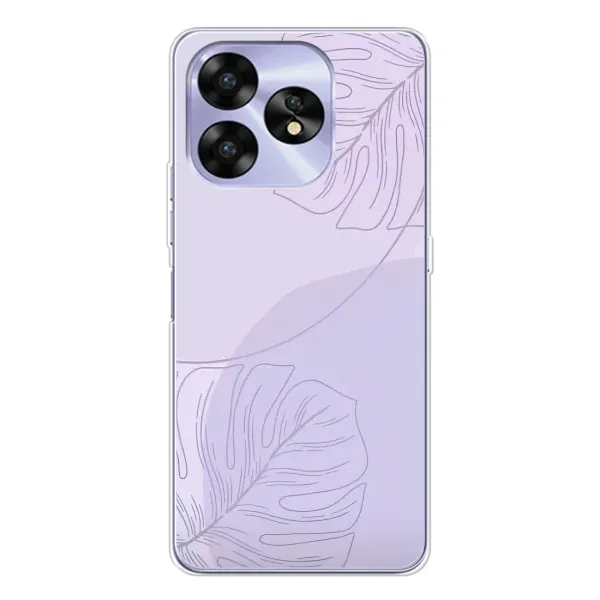 Чехол с рисунком «Монстера фиолетовая» для UMIDIGI A15 Чехол с рисунком «Монстера фиолетовая» для UMIDIGI A15
