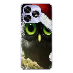 Чохли з принтом СОВИ для UMIDIGI A15 (Новорічна Сова)