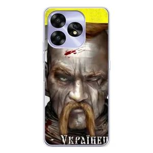 Чехол с картинкой (Патриотический КОЗАК) на UMIDIGI A15 (Одноглазый Козак)