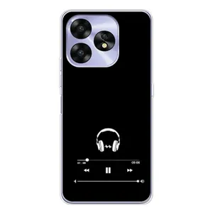 Чохол з картинками на чорному фоні для UMIDIGI A15 (Плеєр)