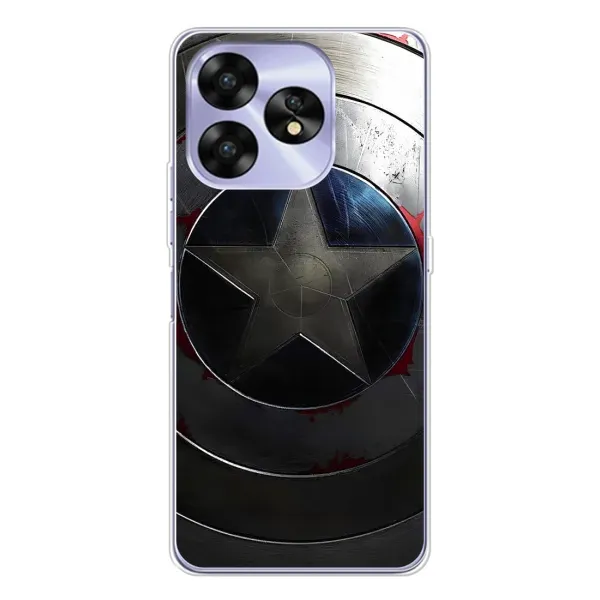 Чехол с рисунком «Ретро Щит Капитана» для UMIDIGI A15 Чехол с рисунком «Ретро Щит Капитана» для UMIDIGI A15