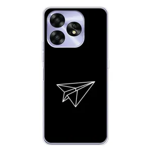 Чохол з картинками на чорному фоні для UMIDIGI A15 (Літак)