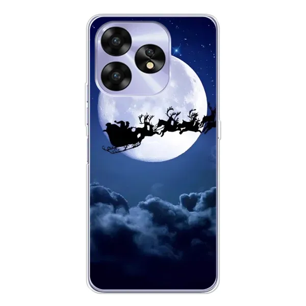 Чехол с рисунком «Санта - луна» для UMIDIGI A15 Чехол с рисунком «Санта - луна» для UMIDIGI A15
