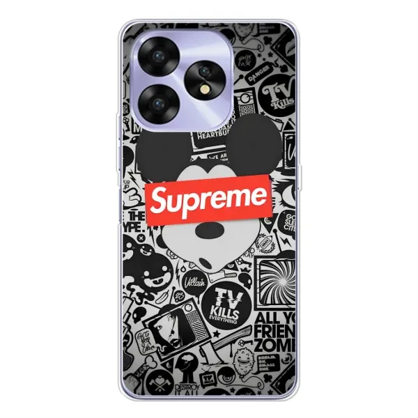 Чехол с рисунком «Supreme Маус» для UMIDIGI A15 Чехол с рисунком «Supreme Маус» для UMIDIGI A15