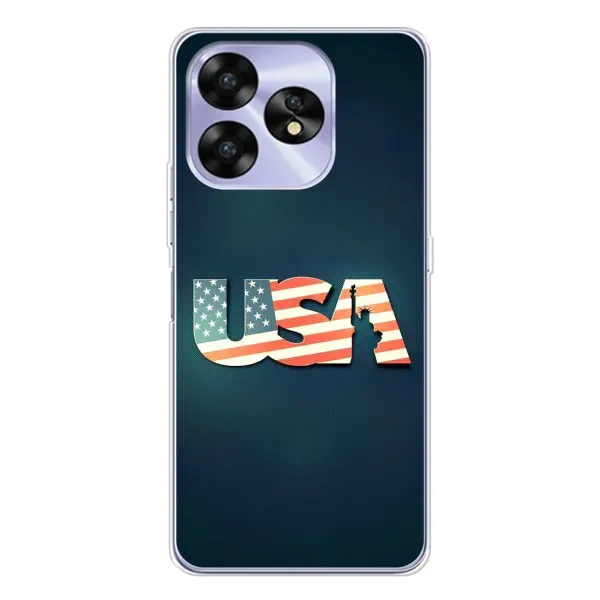 Чехол с рисунком «USA» для UMIDIGI A15 Чехол с рисунком «USA» для UMIDIGI A15