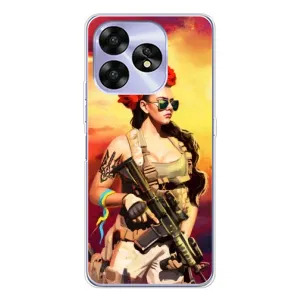 ЗСУ Чехлы (TPU) для UMIDIGI A15 (Женщина солдат)