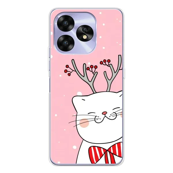 Чехол с рисунком «Зимний кот» для UMIDIGI A15 Чехол с рисунком «Зимний кот» для UMIDIGI A15