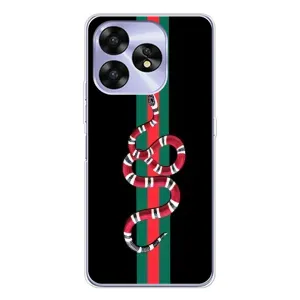 Чехлы Бренд GUCCI для UMIDIGI A15 (Змей Гуччи)