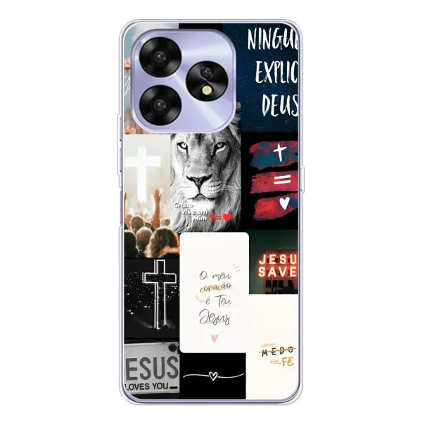 Чехол с рисунком «Христианский арт» для UMIDIGI A15C Чехол с рисунком «Христианский арт» для UMIDIGI A15C