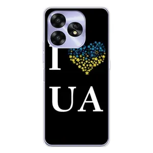 Силиконовый Чехол на UMIDIGI A15C (Я-Украина) (I Love UA)