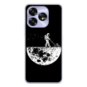 Силиконовый Чехол с принтом "Космонавты" на UMIDIGI A15C (Космонавт)