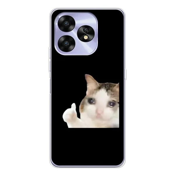 Чехол с рисунком «Кот в слезах» для UMIDIGI A15C Чехол с рисунком «Кот в слезах» для UMIDIGI A15C