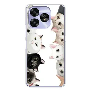 Силіконовий чохол з котиком для UMIDIGI A15C (Коти)