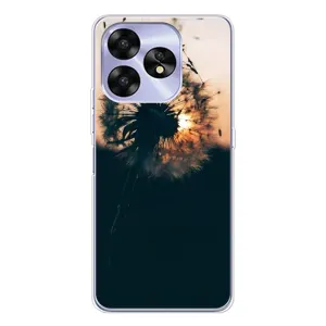 Силиконовый Чехол с одуванчиками на UMIDIGI A15C (Красивый одуванчик)
