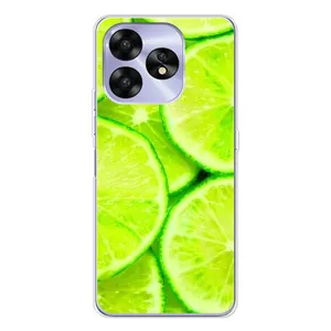 Чехол с изображением вкусной еды для UMIDIGI A15C (Лайм)