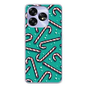 Силиконовый бампер на рождество для UMIDIGI A15C (Леденцы)