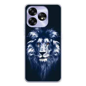 Чохол з картинкою на UMIDIGI A15C (Лев – синій)