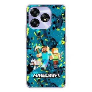 Чехлы для UMIDIGI A15C (Персонажи Майн Крафт) (Майнкрафт)