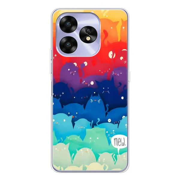 Чехол с рисунком «Mew» для UMIDIGI A15C