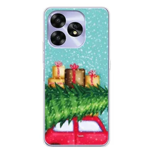 Чехол Новогодняя Елка на UMIDIGI A15C (Новогодние подарки)