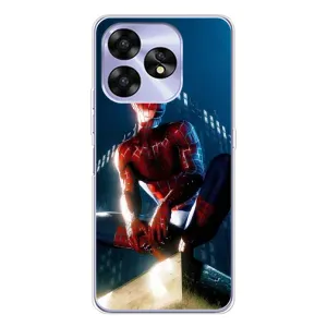 Чехол Супергерой Человека Паука на UMIDIGI A15C (Паук на доме)