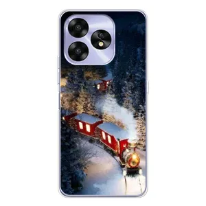 Силиконовый бампер на рождество для UMIDIGI A15C (Поезд)