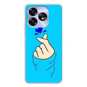 Чохол (Знак сердечка) для UMIDIGI A15C (Сердечко на синоьому)