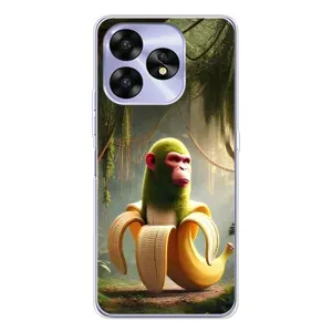 Чехол с мемами тралалело тралала для UMIDIGI A15C (Шимпанзини бананини)