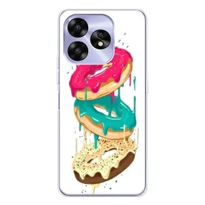 Чехол с изображением вкусной еды для UMIDIGI A15C (Сочные пончики)