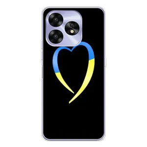 Силиконовый Чехол на UMIDIGI A15C (Я-Украина) (Украинское сердце)