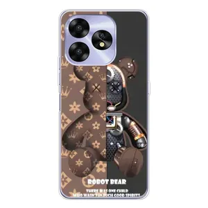 Силиконовый чехол для UMIDIGI A15C (Медмедь Луи Виттон)