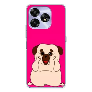 Чохол (ТПУ) Милі песики для UMIDIGI A15C (Веселий Мопсік)
