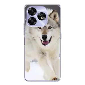 Чохол з Вовком на UMIDIGI A15C (Вовк біжить по снігу)