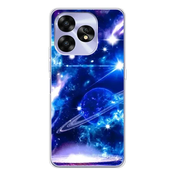 Чехол с рисунком «Яркий космос» для UMIDIGI A15C