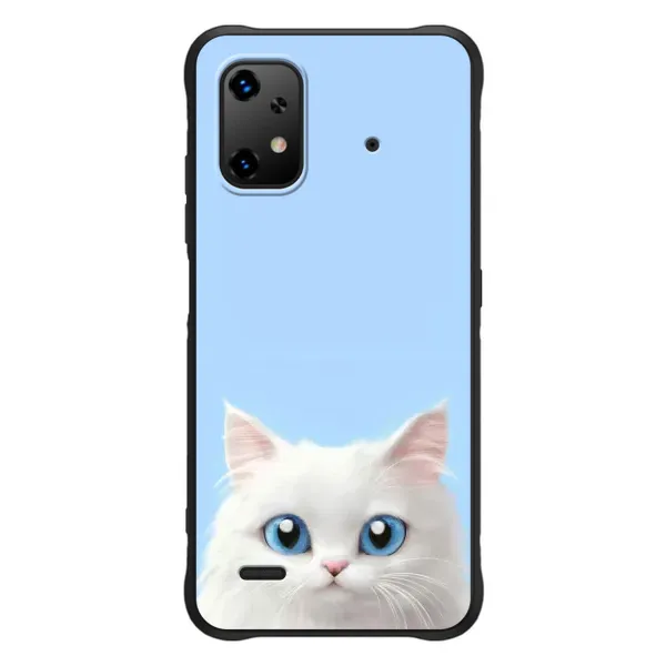 Чехол с рисунком «Белый кот» для UMIDIGI Bison X20 Чехол с рисунком «Белый кот» для UMIDIGI Bison X20