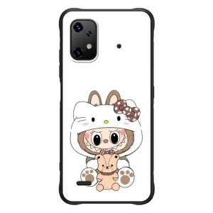 Чехол с принтом Лабубу для UMiDiGi Bison X20 (Белый Лабубу)