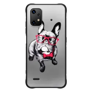 Чехол (ТПУ) Милые собачки для UMiDiGi Bison X20 (Бульдог в очках)