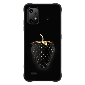Чехол с изображением вкусной еды для UMiDiGi Bison X20 (Чёрная клубника)