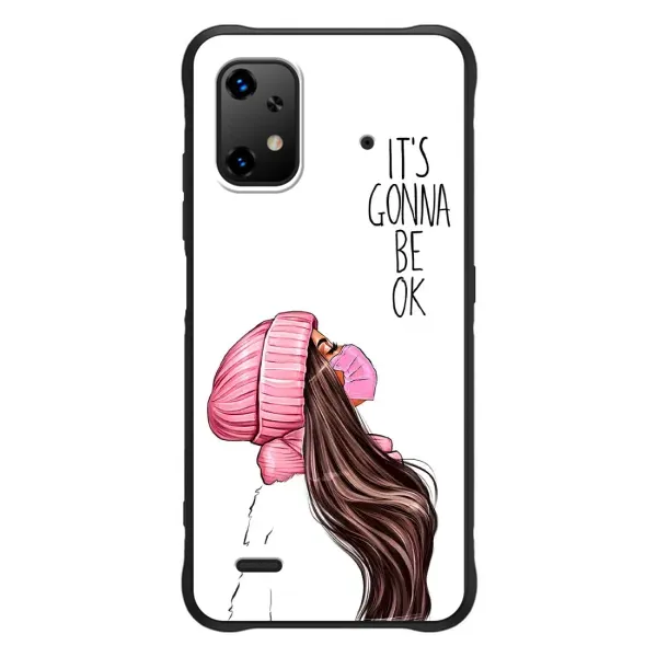 Чехол с рисунком «Девушка в маске» для UMIDIGI Bison X20