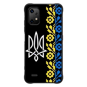 Силиконовый Чехол на UMiDiGi Bison X20 (Герб и вышыванка)
