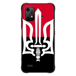 Чехлы УПА (Красно-Чёрный) на UMiDiGi Bison X20