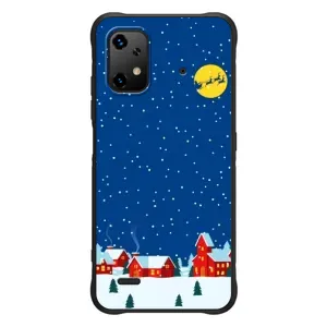 Силіконовий бампер на різдво для UMiDiGi Bison X20 (Місто в снігу)