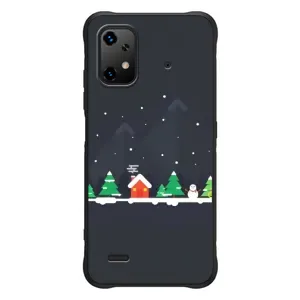 Силіконовий бампер на різдво для UMiDiGi Bison X20 (Місто зимове)