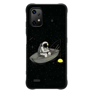 Силиконовый Чехол с принтом "Космонавты" на UMiDiGi Bison X20 (Космонавт на рыбалке)