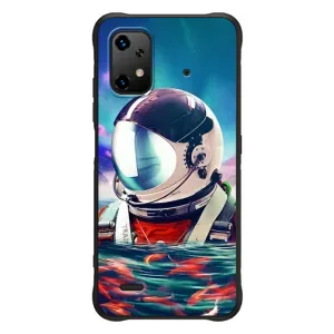 Силиконовый Чехол с принтом "Космонавты" на UMiDiGi Bison X20 (Космонавт в воде)