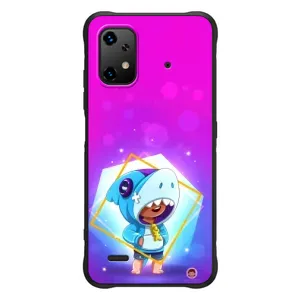 Чехол Бравл Старс для UMiDiGi Bison X20 (Леон в костюме Акулы)
