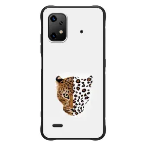 Чехол с леопардовым принтом на UMiDiGi Bison X20 (Леопард на белом)