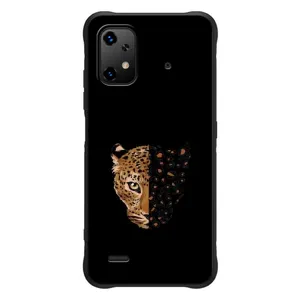 Чехол с леопардовым принтом на UMiDiGi Bison X20 (Леопард на черном)